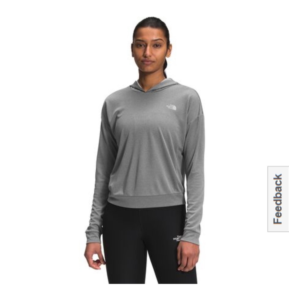 The North-Face Wander Hoodie Women’s size XL, Heather gray, Pull over